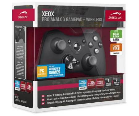 Геймпад Speedlink Xeox Pro Analog Gamepad - Wireless (SL-6566-BK-01)