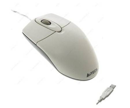 Мышь A4tech OP-720 WHITE-USB