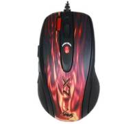 Мышь A4tech XL-750BK red fire