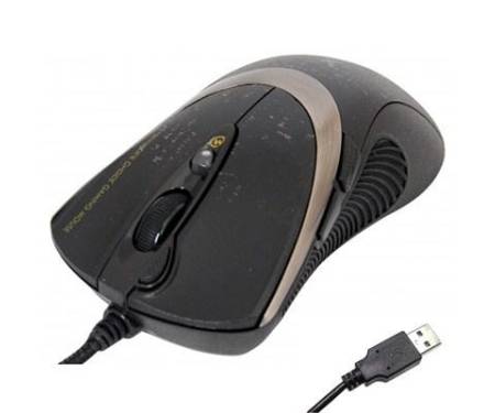 Мышь A4tech F4 black