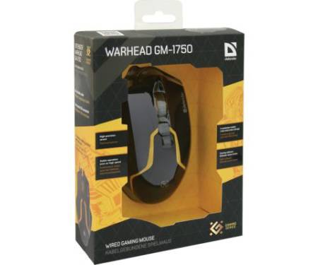 Мышь Defender Warhead GM-1750 USB Black (52750)