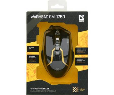 Мышь Defender Warhead GM-1750 USB Black (52750)