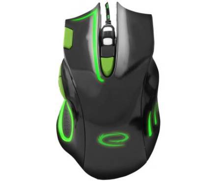 Мышь Esperanza MX401 Hawk black-green (EGM401KG)