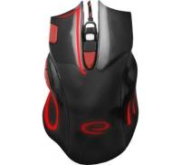 Мышь Esperanza MX401 Hawk black-red (EGM401KR)