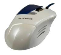 Мышь Greenwave MX-555L USB, white-blue (R0013757)