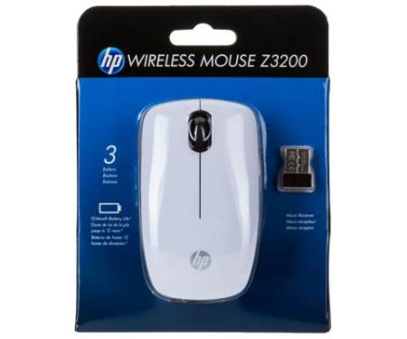 Мышь HP Z3200 white (E5J19AA)