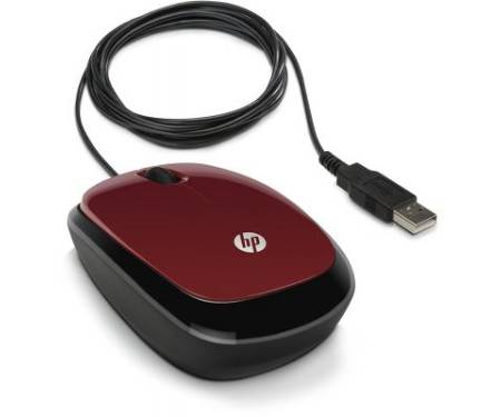 Мышь HP X1200 USB Flyer Red (H6F01AA)