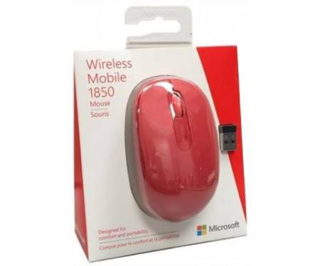 Мышь Microsoft Mobile 1850 Red (U7Z-00034)