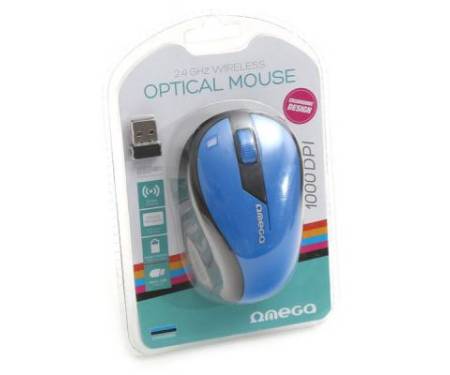 Мышь OMEGA Wireless OM-415 blue/black (OM0415BB)
