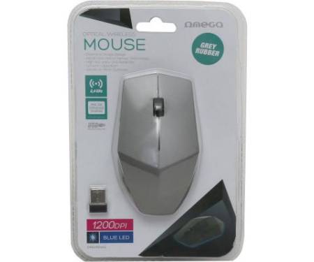 Мышь OMEGA Wireless OM-413 grey diamond (OM0413WG)