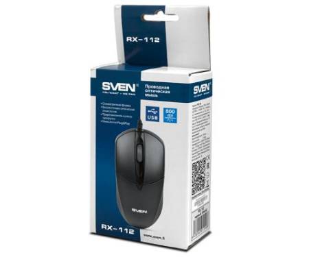 Мышь SVEN RX-112 USB black
