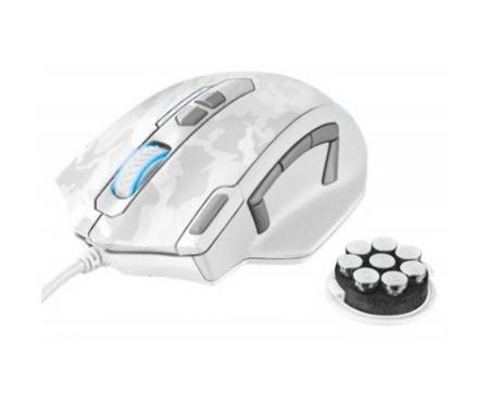 Мышь Trust GXT 155W Gaming Mouse - white camouflage (20852)