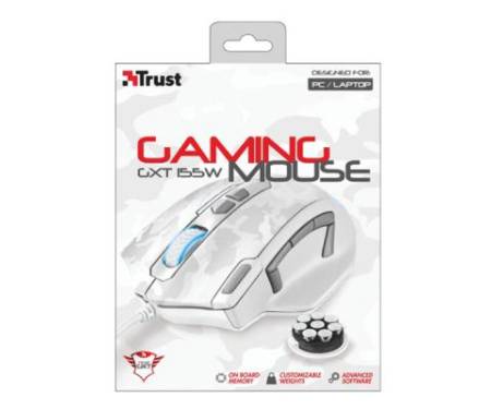 Мышь Trust GXT 155W Gaming Mouse - white camouflage (20852)