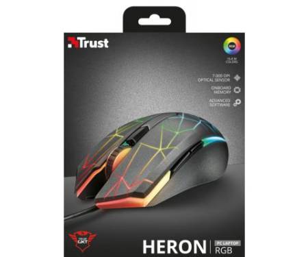 Мышь Trust Heron GXT 170 RGB Mouse (21813)