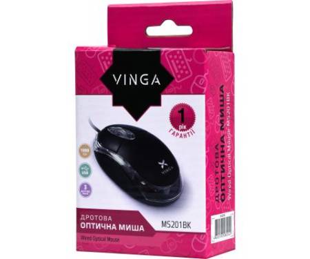 Мышь Vinga MS201BK