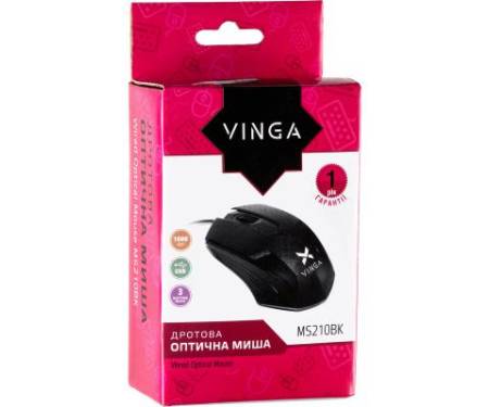 Мышь Vinga MS-210 black