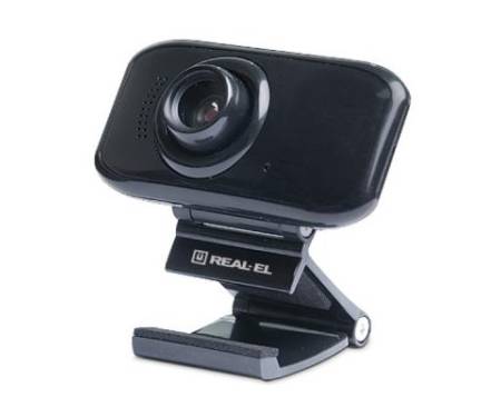Веб-камера REAL-EL FC-250, black