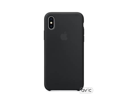 Apple iPhone X Silicone Case Black (MQT12)