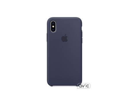 Apple iPhone X Silicone Case Midnight Blue (MQT32)