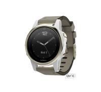 Garmin Fenix 5S Champagne Sapphire with Gray Suede Band (010-01685-12)