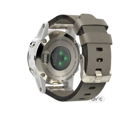 Garmin Fenix 5S Champagne Sapphire with Gray Suede Band (010-01685-12)