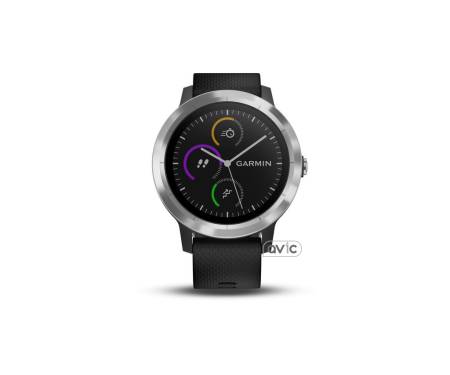 Смарт-часы Garmin Vivoactive 3 Black with Stainless Hardware (010-01769-02)