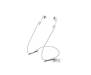 Силиконовый чехол для Airpods Silicon case с карабином и ремешком (Transparent)