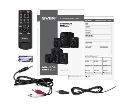 Акустическая система SVEN MS-304 Black/Red UAH