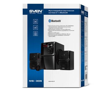 Акустическая система SVEN MS-305 черный UAH