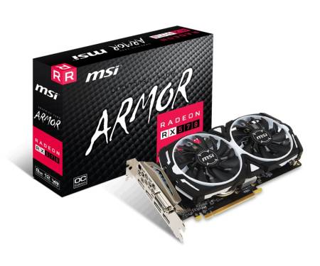 Видеокарта AMD Radeon RX 570 8Gb GDDR5 Armor OC MSI (Radeon RX 570 ARMOR 8G OC)