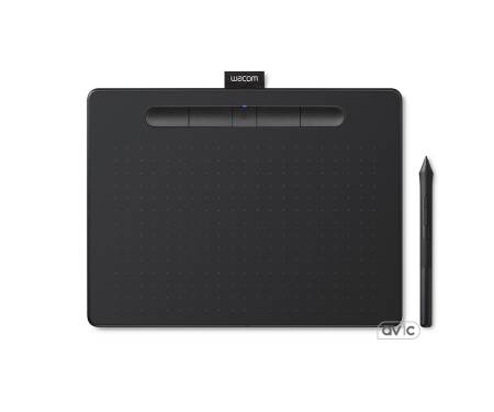 Графический планшет Wacom Intuos M Bluetooth Black (CTL-6100WLK-N)