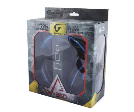 Гарнитура Gemix W-360 Black/Blue