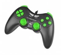 Геймпад Esperanza Fighter Black/Green (EGG105KG) USB