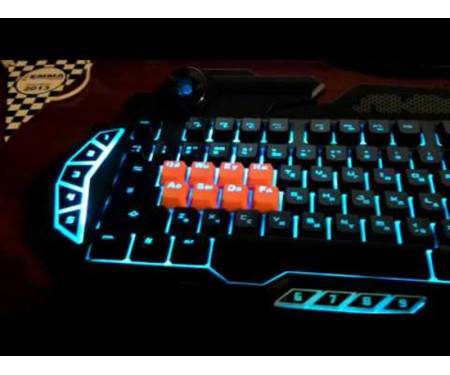 Клавиатура A4Tech B318 Bloody Black USB