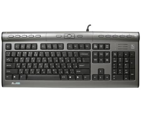 Клавиатура A4Tech KL-7MUU Silver/Black USB