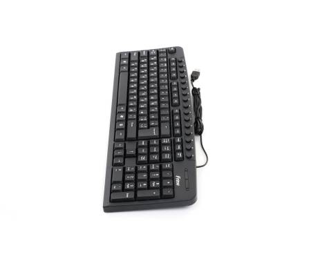 Клавиатура Frime FKBM-110 USB RUS/UKR, Black