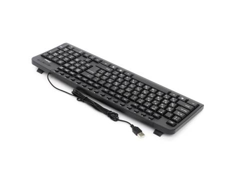 Клавиатура Frime FKBM-110 USB RUS/UKR, Black