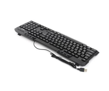 Клавиатура Frime FKBM-120 USB RUS/UKR, Black