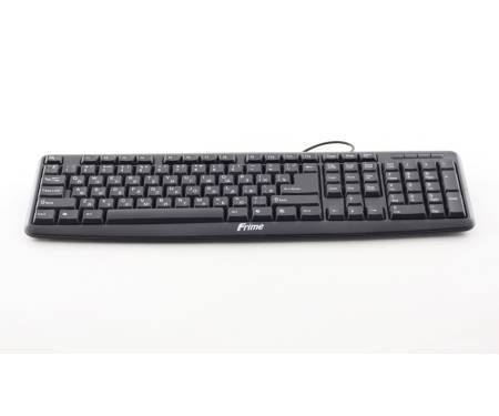 Клавиатура Frime FKBS-002 USB RUS/UKR, Black