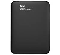 Внешний накопитель 2.5 USB 1.0Tb WD Elements Black (WDBUZG0010BBK-WESN)