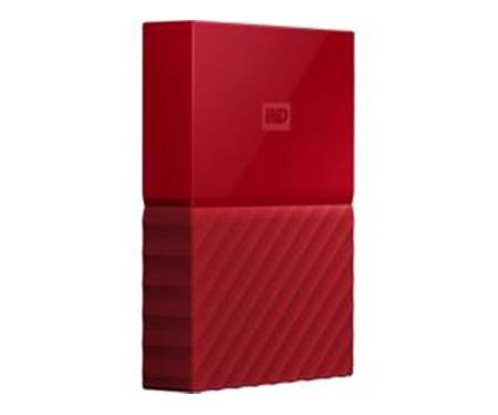 Внешний накопитель 2.5 USB 4.0TB WD My Passport Red (WDBYFT0040BRD-WESN)