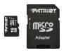 Карта памяти MicroSDHC 16GB UHS-I Class 10 Patriot LX + SD-adapter (PSF16GMCSDHC10)