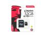 Карта памяти MicroSDHC 32GB UHS-I Class 10 Kingston Canvas Select + SD-адаптер (SDCS/32GB)