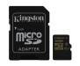 Карта памяти MicroSDHC 32GB UHS-I/U3 Kingston Gold + SD-адаптер R90/W45MB/s (SDCG/32GB)