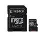 Карта памяти MicroSDXC 64GB UHS-I Class 10 Kingston Canvas Select + SD-адаптер (SDCS/64GB)
