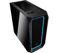 Корпус AEROCOOL P7-C0 Pro Window Glass RGB Black без БП