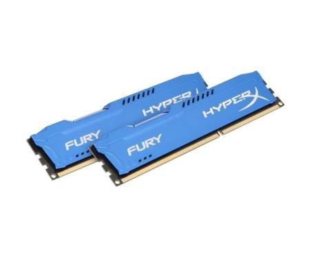 Модуль DDR3 2x4GB/1866 Kingston HyperX Fury Blue (HX318C10FK2/8)