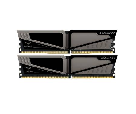 Модуль DDR4 2x4GB/2400 Team T-Force Vulcan Gray (TLGD48G2400HC14DC01)
