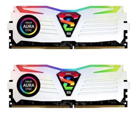 Модуль DDR4 2x8GB/3000 Geil Super Luce White RGB Sync LED (GLWS416GB3000C16ADC)