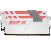 Модуль DDR4 2x8GB/3200 Geil EVO X White RGB LED (GEXG416GB3200C16ADC)